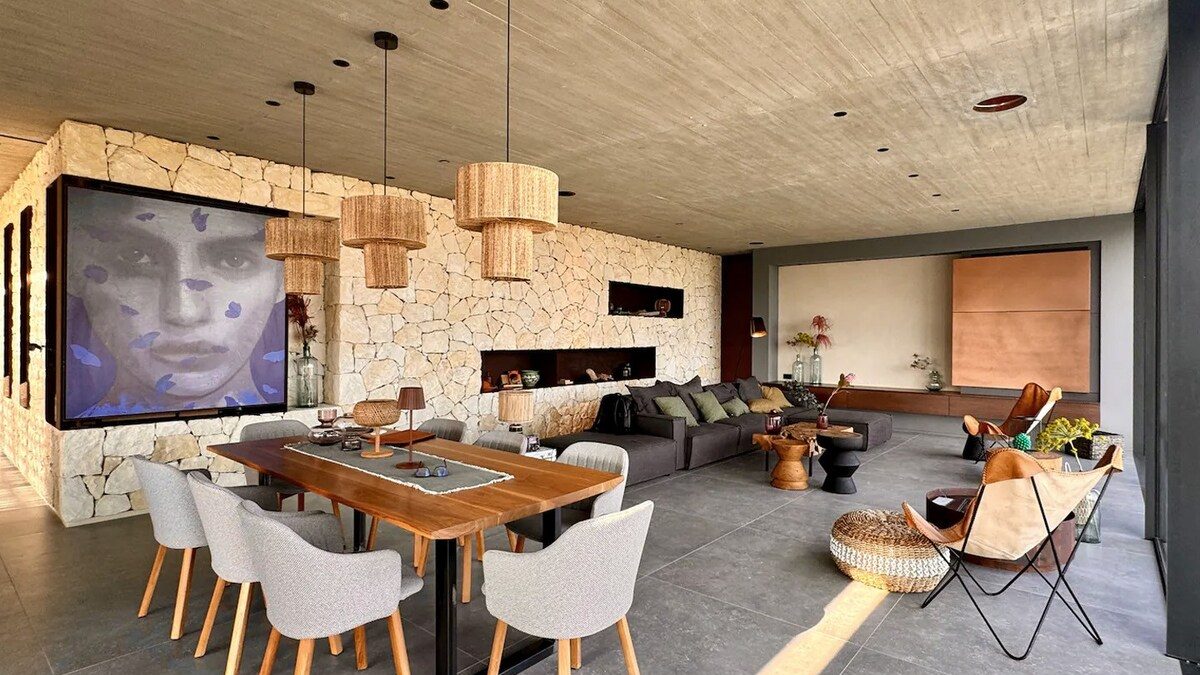 Wohnbereich der Luxusvilla